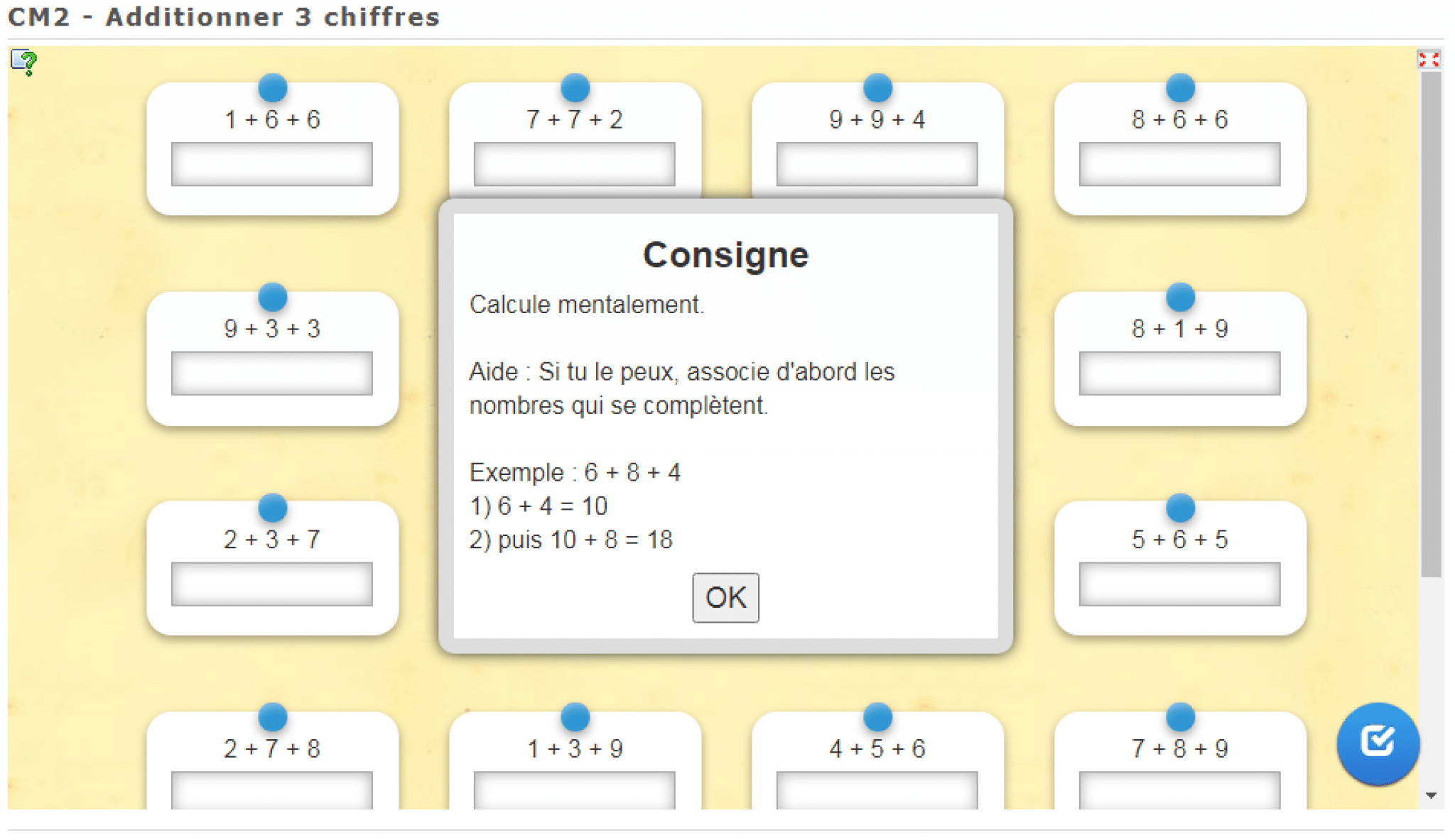 36 livrets de calcul mental (CE2 / CM) + Tableau d'évaluation