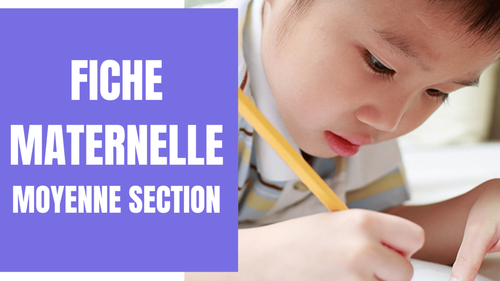 Fiche maternelle moyenne section à imprimer - La Salle des Maitres