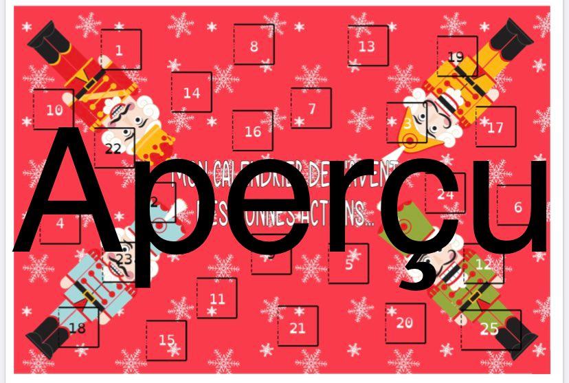 calendrier de l'Avent (Noël) - Histoire CP, CE1, CE2, CM1, CM2 - La