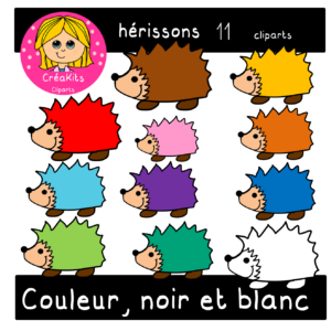 cliparts 11 hérissons