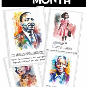 GRATUIT affiches pour le MOIS DE L'HISTOIRE DES NOIRS en anglais