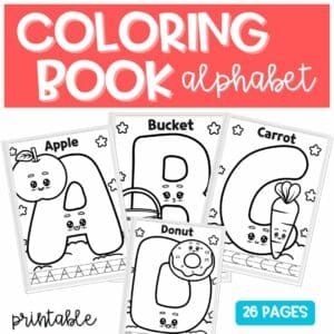 Coloriage et Affiches Alphabet ANGLAIS