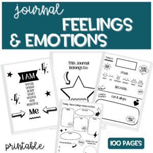 Emotions Feelings Journal ANGLAIS