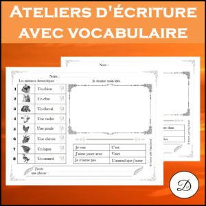 Ateliers d’écriture avec vocabulaire