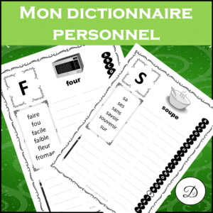 Mon dictionnaire personnel