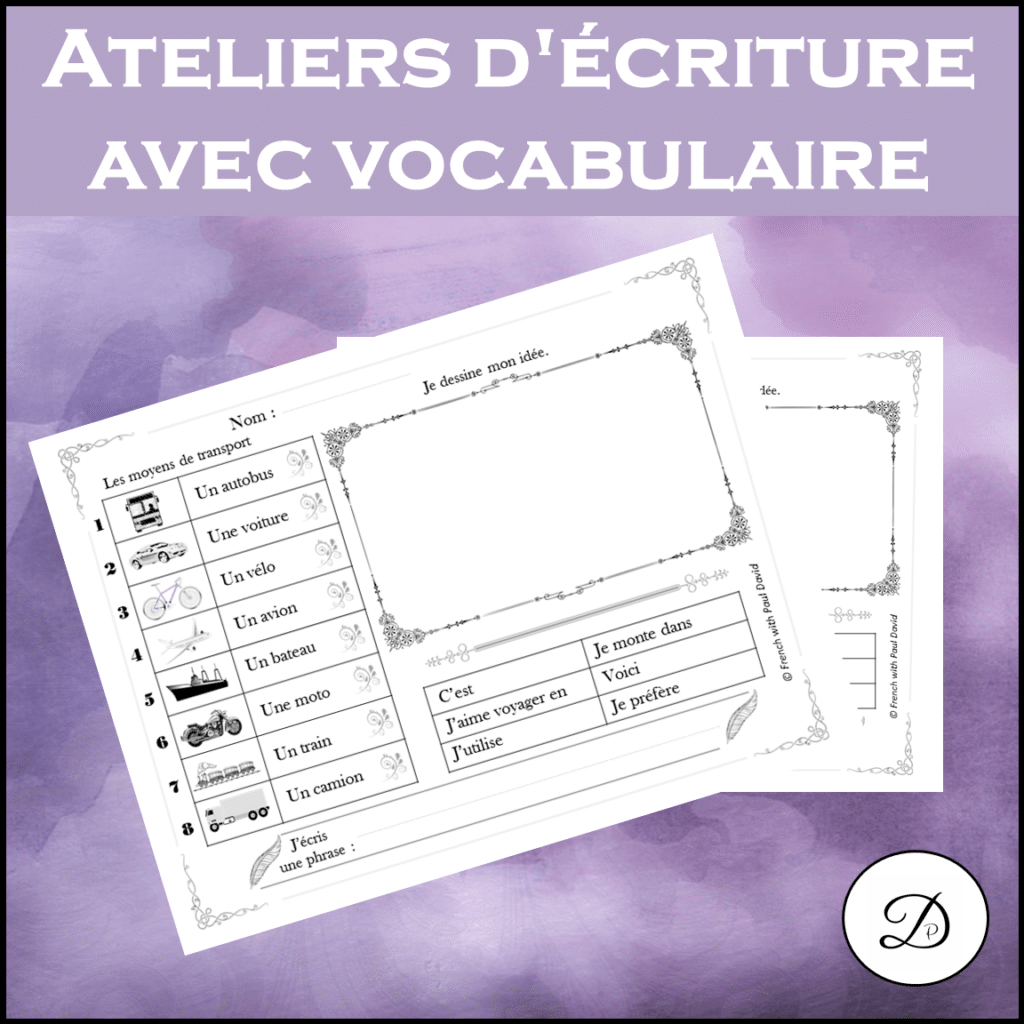 Ateliers D criture Avec Vocabulaire Ecriture Production crite Ateliers D criture Avec Vocabulaire Ecriture Production crite